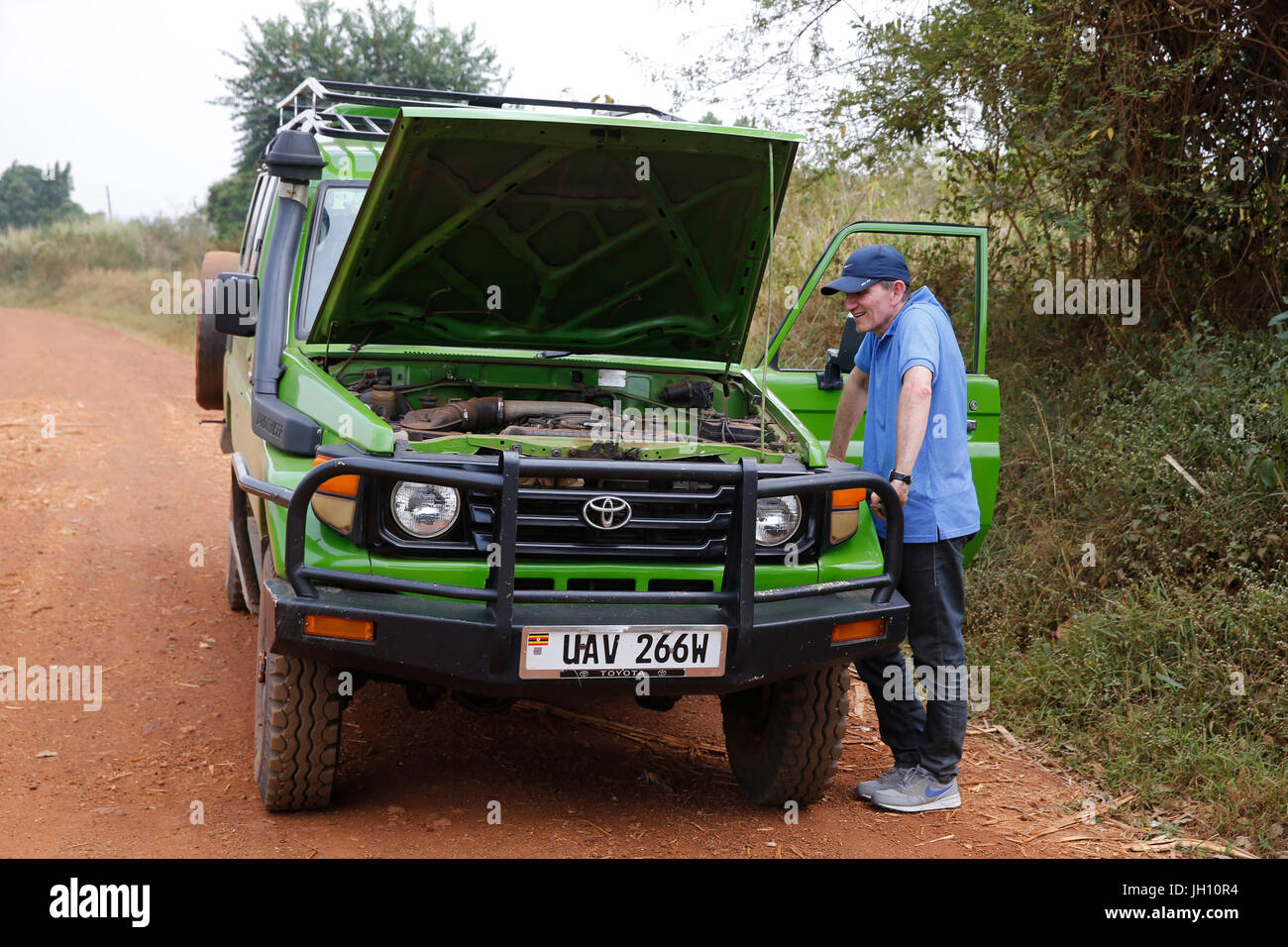 Ripartizione per auto in Uganda. Uganda. Foto Stock