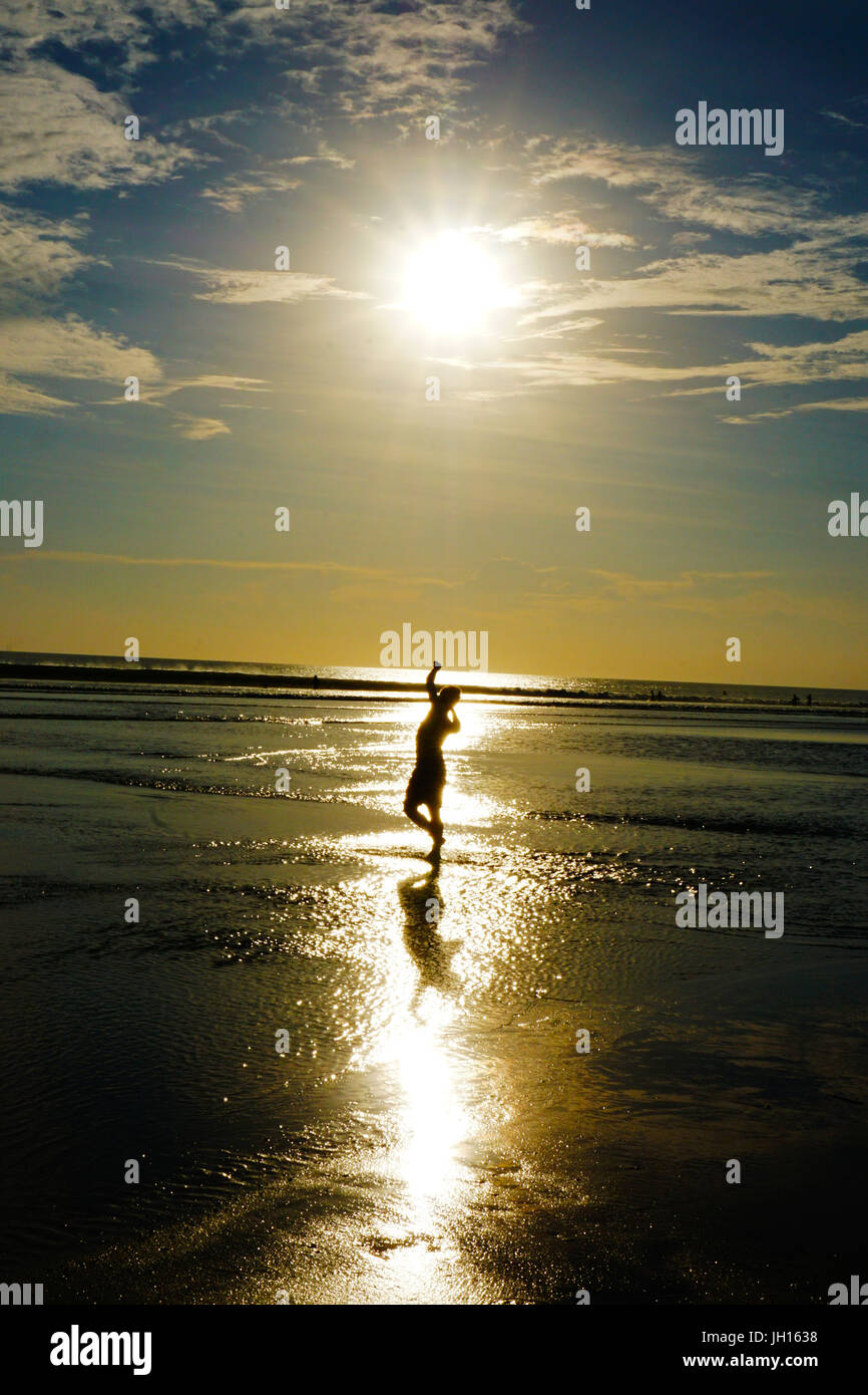 Raggiungere per il tramonto Foto Stock