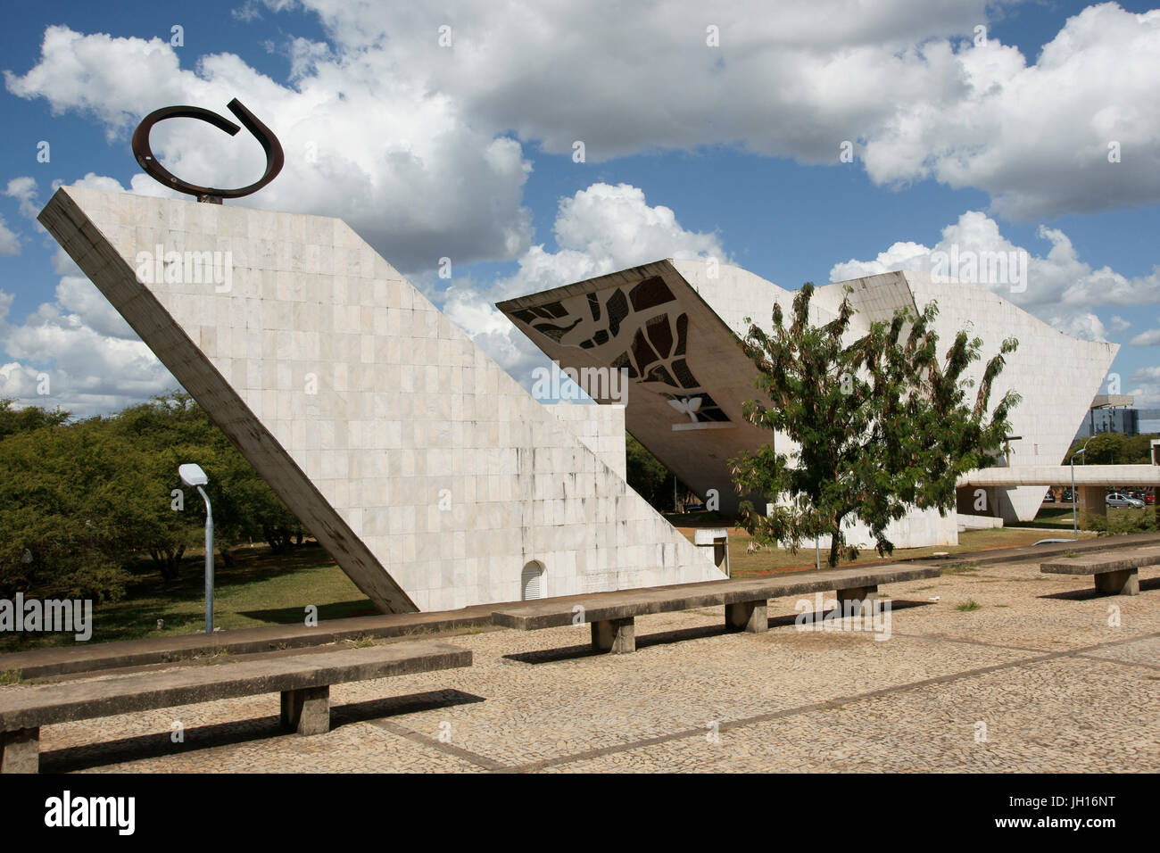 Padiglione Nazionale, Piazza tre poteri, Distrito Federal, Brasilia Brasil Foto Stock