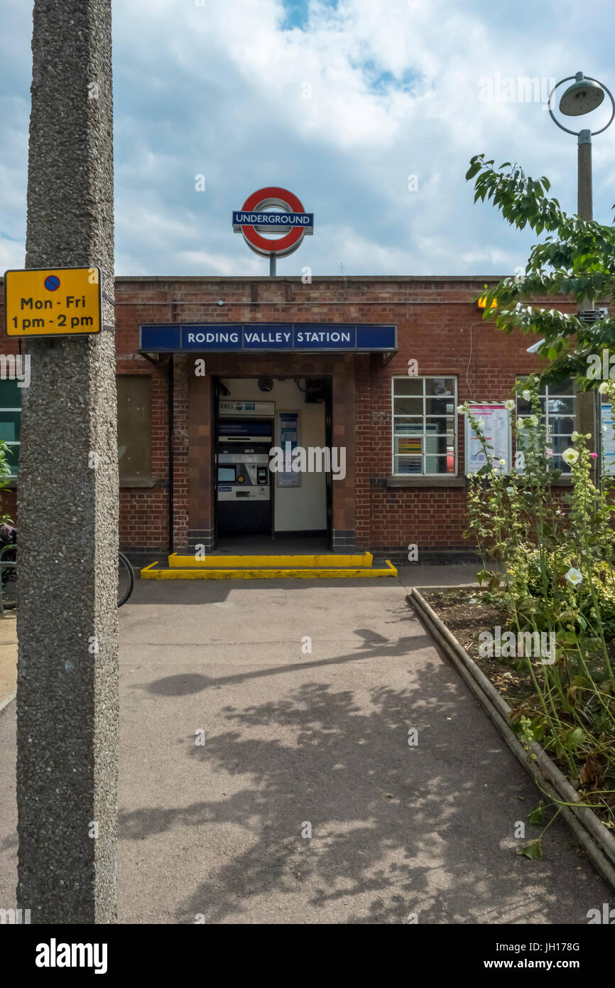 Roding stazione a valle Foto Stock