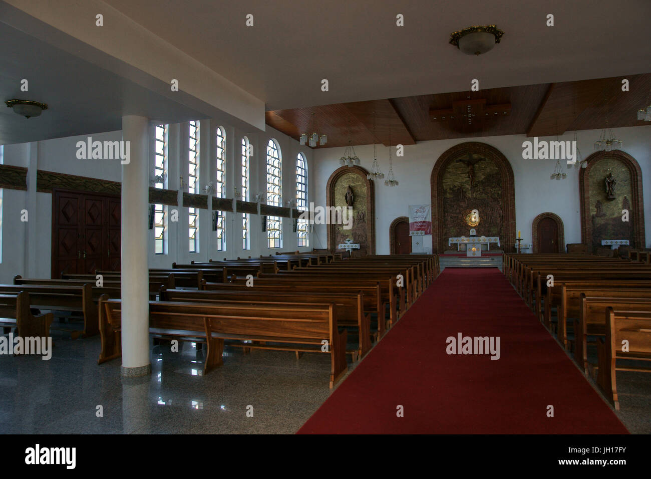 Parrocchia São Judas Tadeu, ala sud, città, Distrito Federal, Brasilia, Brasile Foto Stock