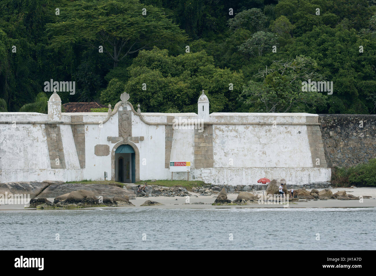 Fortaleza Nossa Senhora dos Prazeres, Ilha do Mel, Fortaleza, Paraná, Brasile Foto Stock