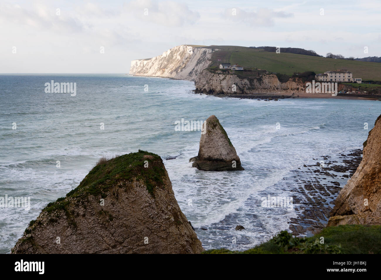 Compton Bay, Isola di Wight Foto Stock