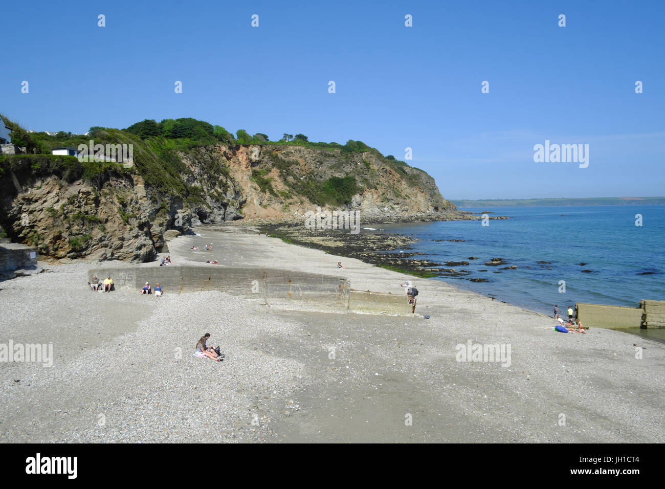 Gorran Haven, Spiaggia Foto Stock