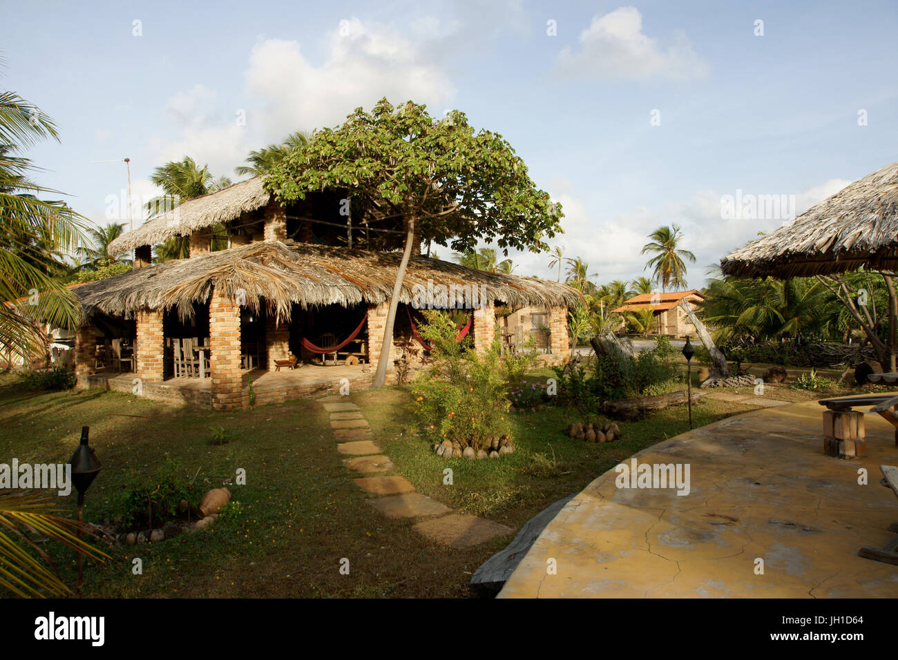 Case, Lençois, Atins, Maranhão Brasile Foto Stock