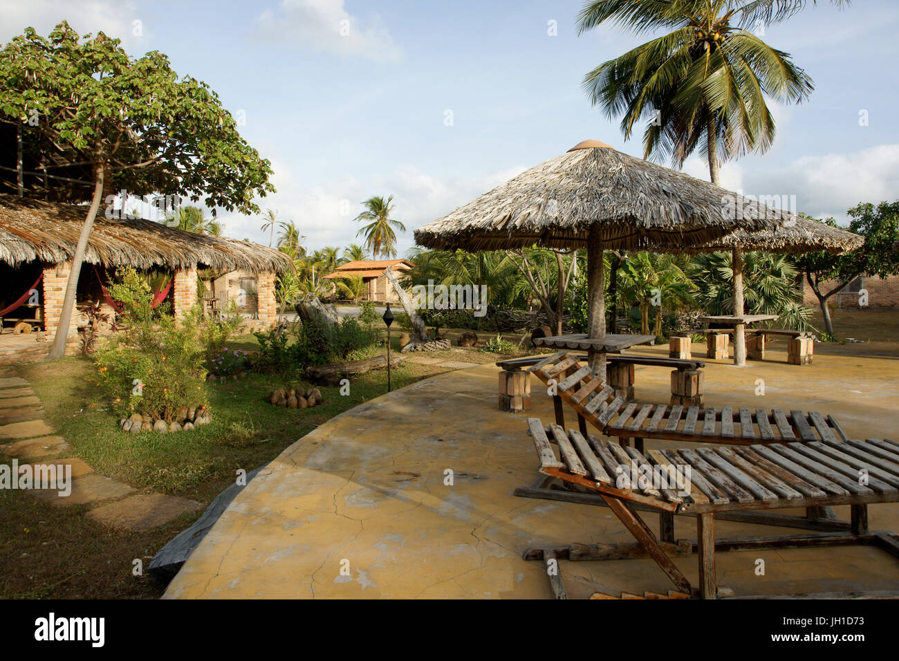 Case, Lençois, Atins, Maranhão Brasile Foto Stock