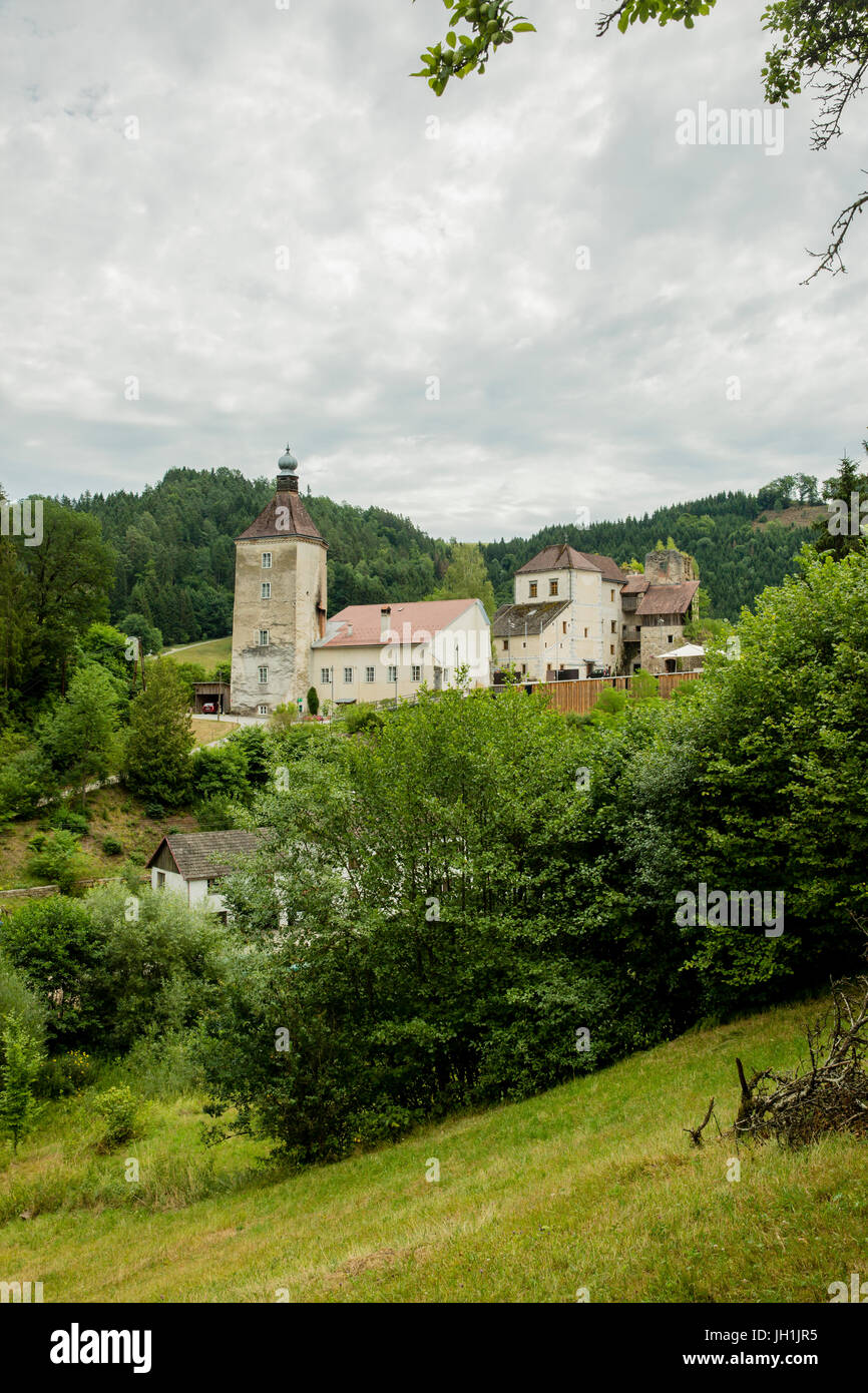 Burg Reichenstein,Pregarten, Mühlviertel, Oberösterreich Foto Stock