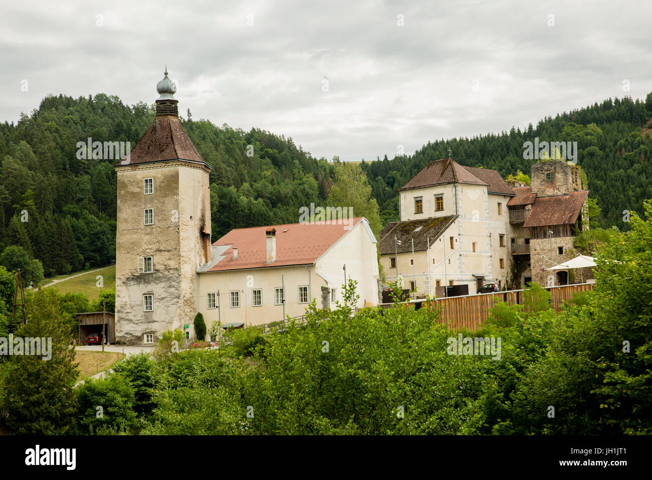 Burg Reichenstein,Pregarten, Mühlviertel, Oberösterreich Foto Stock