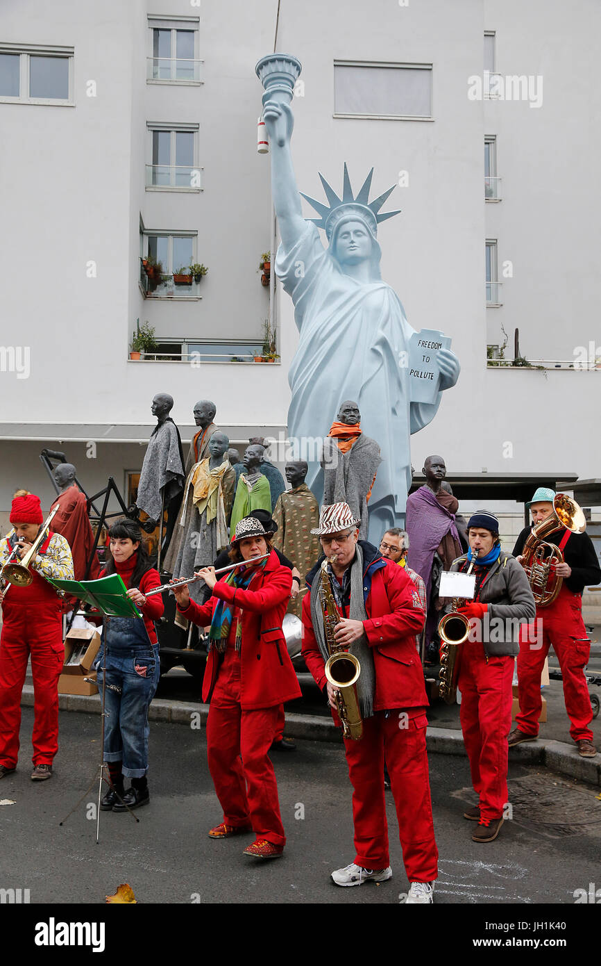 I popoli' Vertice sul clima - Sommet citoyen pour le climat. La Francia. Foto Stock