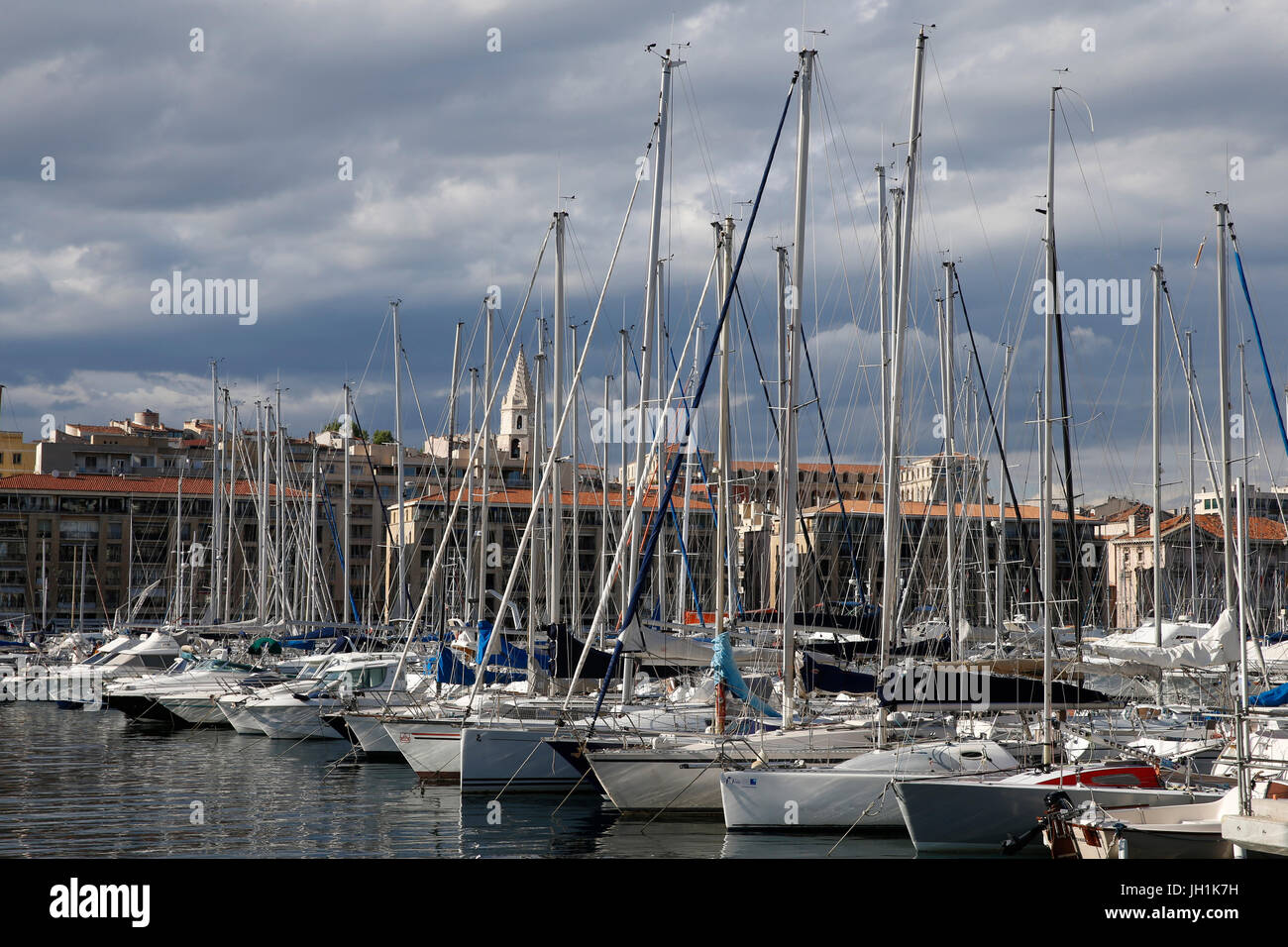 Marsiglia porto vecchio. La Francia. Foto Stock