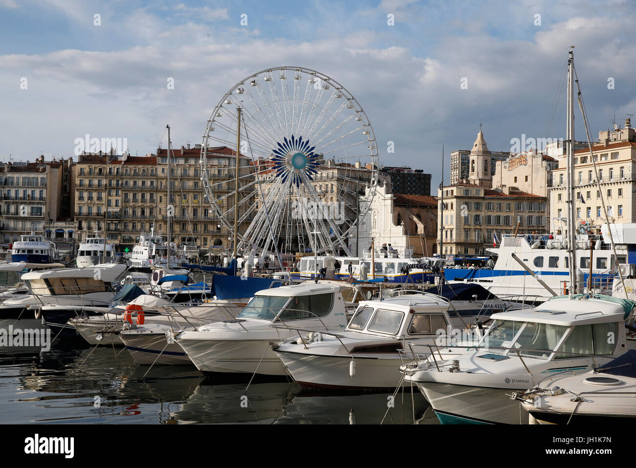 Marsiglia porto vecchio. La Francia. Foto Stock