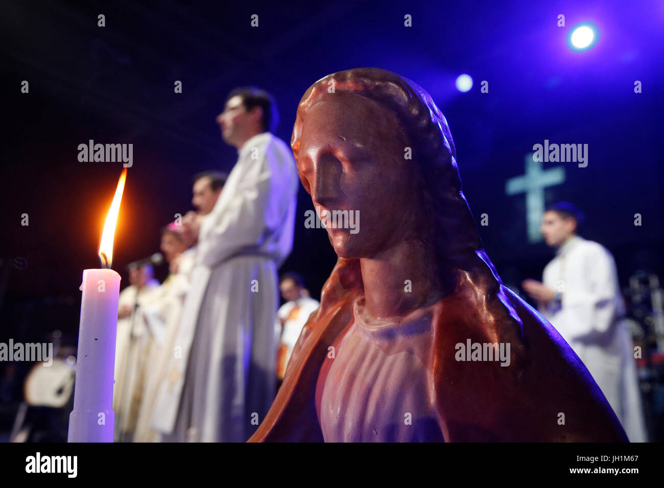 Festival Hopeteen, Issy-les-Moulineaux, Francia. Messa. Foto Stock