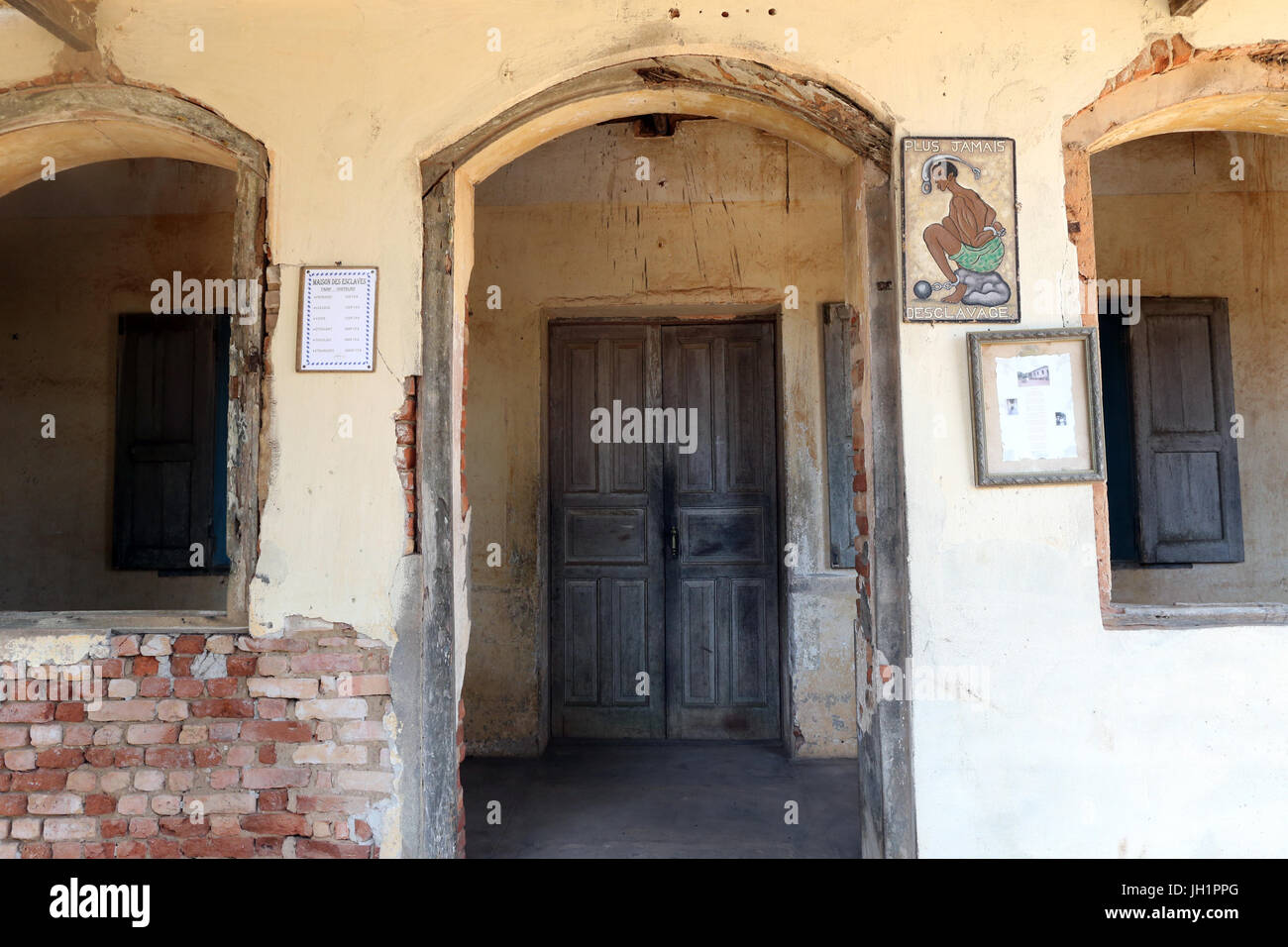 Agbodrafo. La Maison des Esclaves (casa degli schiavi). Il Togo. Foto Stock