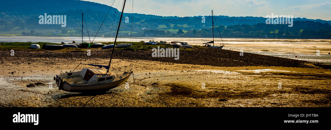 Red wharf bay, Anglesey, Galles del nord Foto Stock
