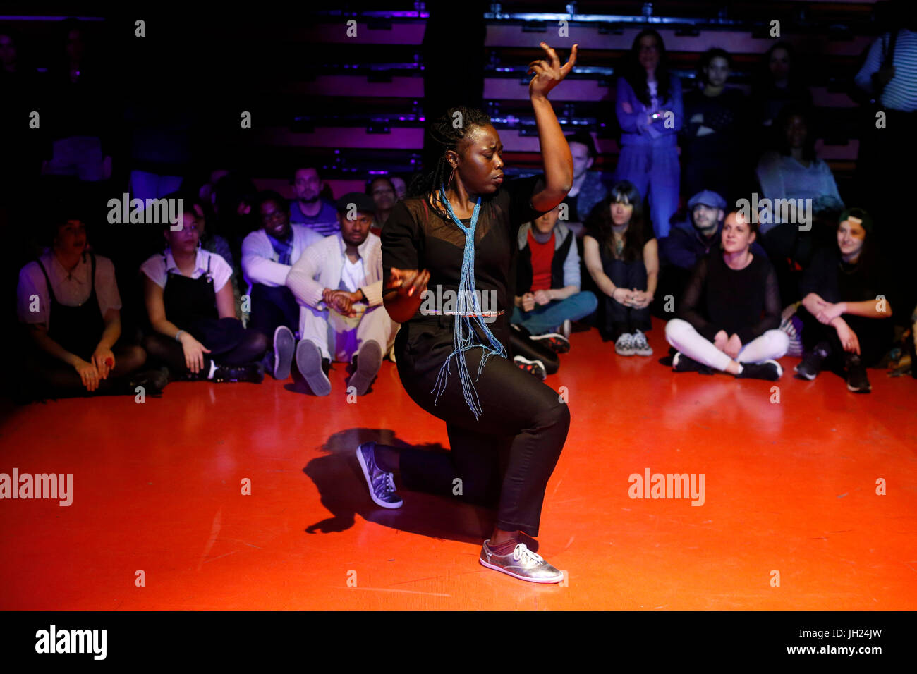Hip Hop ballerini. Parigi. La Francia. Foto Stock