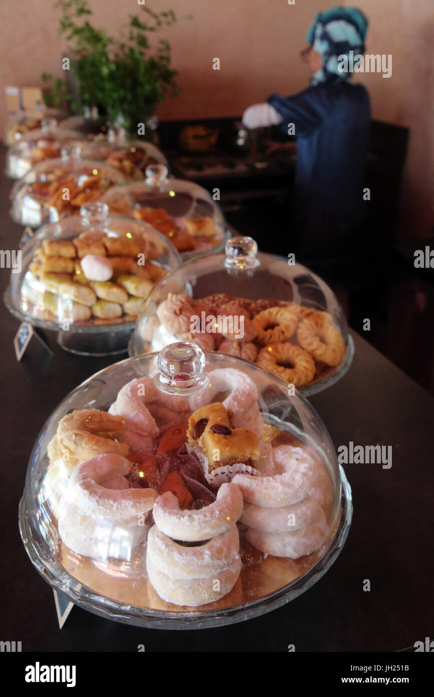 Il Ramadan torte e pasticcini. La Francia. Foto Stock