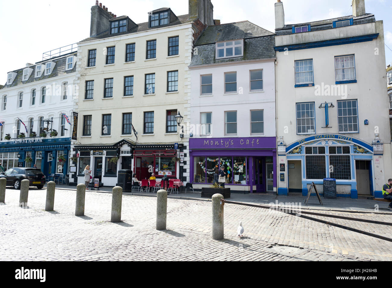 Il Barbican, Plymouth Devon, Inghilterra, Regno Unito, Europa Foto Stock