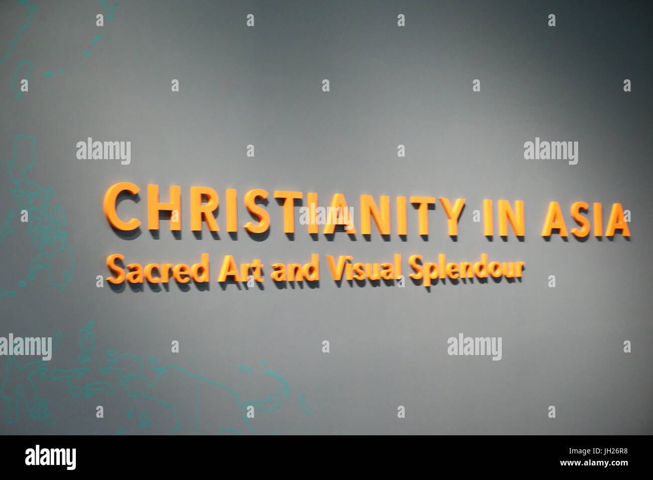 Asian Civlisations museo. Il cristianesimo in Asia: Arte sacra e splendore visivo. Singapore. Foto Stock
