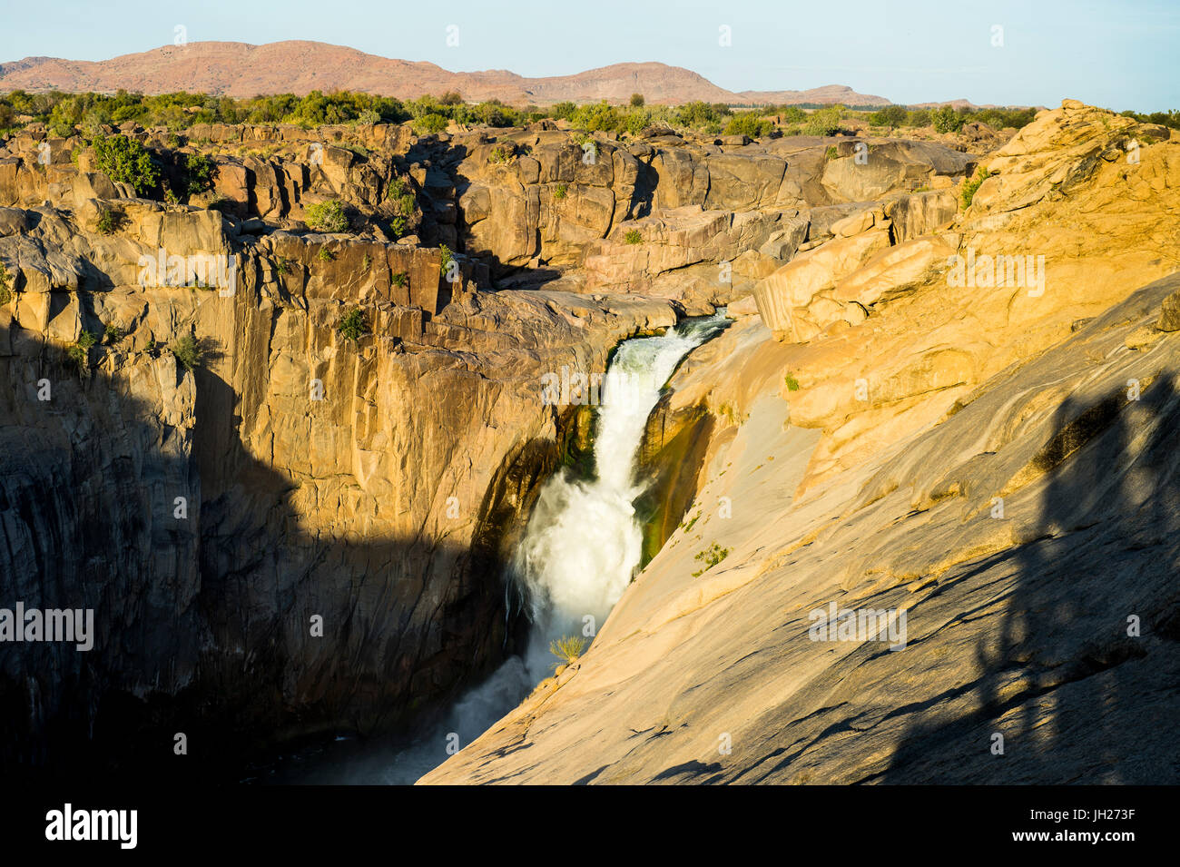 Augrabie cade nel Augrabies Falls National Park, nel nord della provincia del Capo, in Sud Africa e Africa Foto Stock