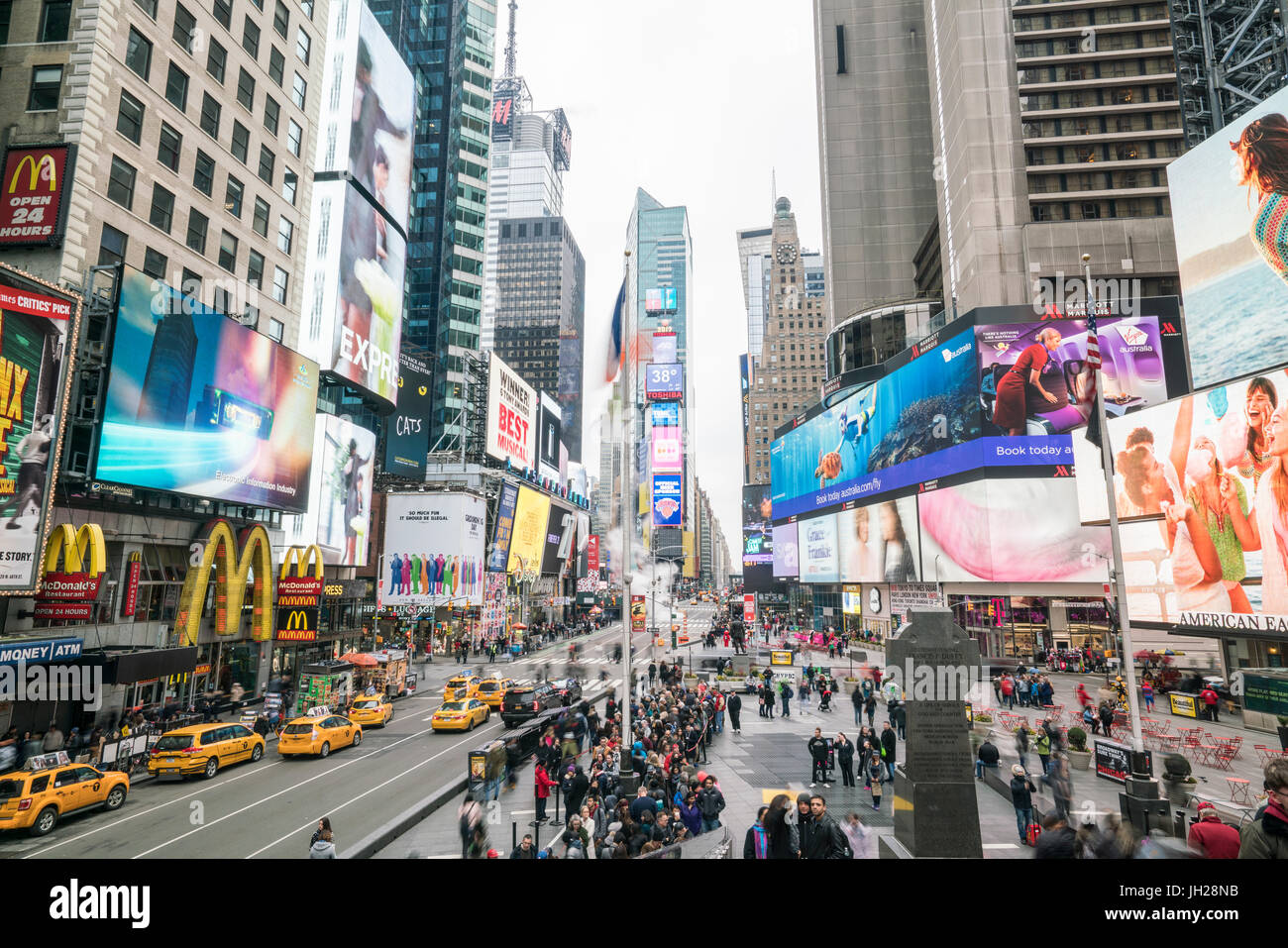 Times Square di New York City, Stati Uniti d'America, America del Nord Foto Stock