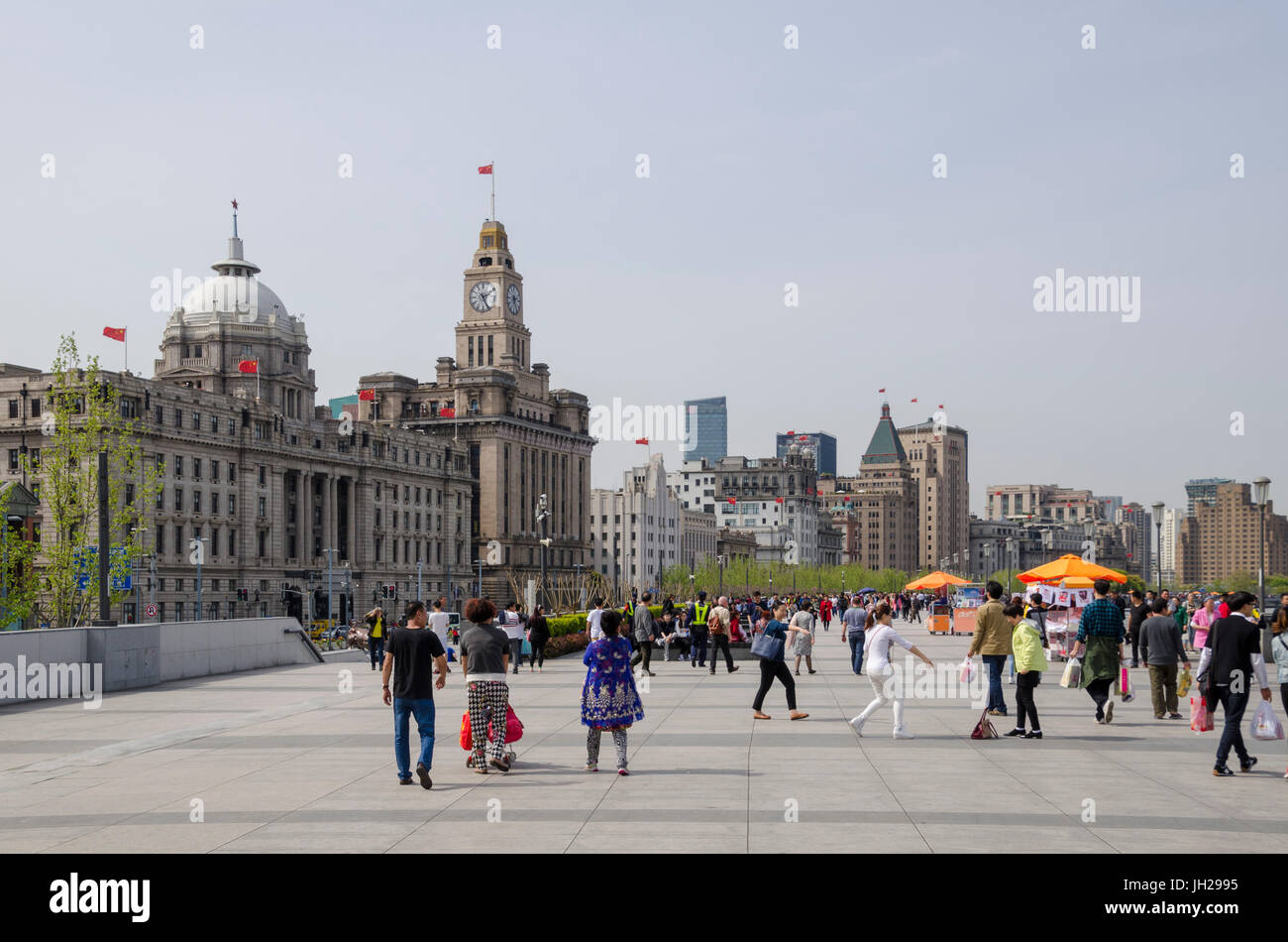 Il Bund, Shanghai, Cina e Asia Foto Stock