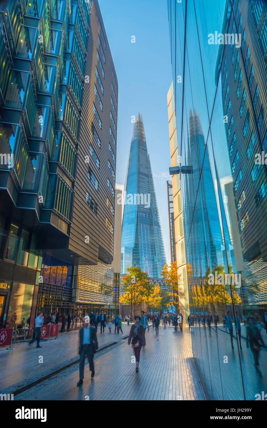 La Shard, Southwark, Londra, Inghilterra, Regno Unito, Europa Foto Stock