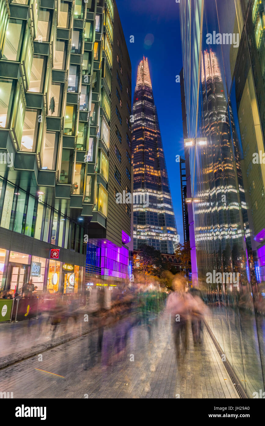 La Shard, Southwark, Londra, Inghilterra, Regno Unito, Europa Foto Stock