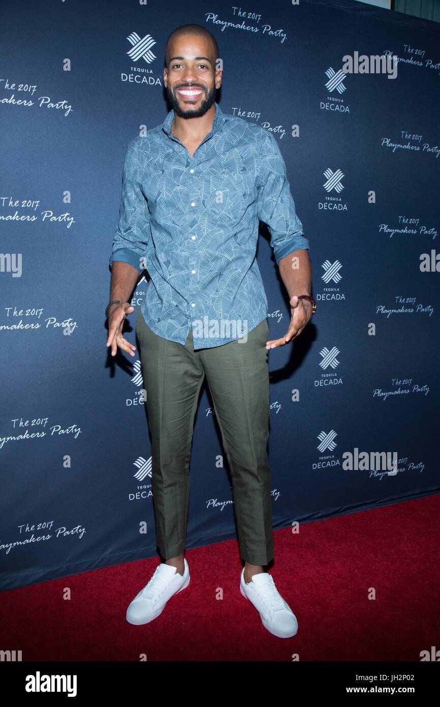 Eric Bigger assiste il 2017 Playmakers Party a Viva Hollywood sulla luglio 11, 2017 a Hollywood, in California. Foto Stock