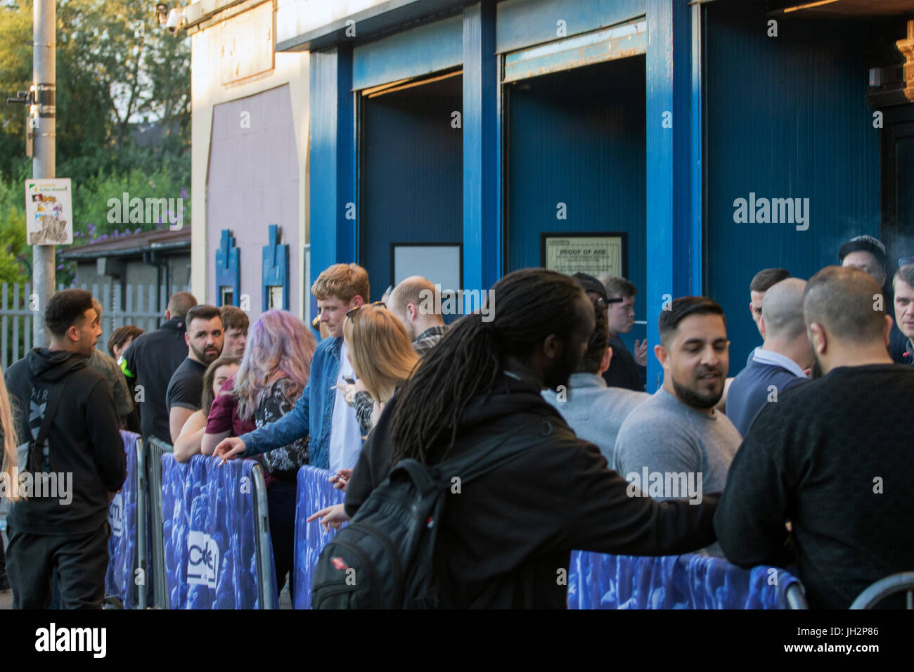 Glasgow, Scotland, Regno Unito. 11 Luglio, 2017. Nas esegue presso la Glasgow O2 Academy durante il suo quattro-data tour del Regno Unito. L'hip-hop artist's tour includeva anche la città di Liverpool (10 luglio) e Leeds (12 luglio) e il Festival Wireless a Londra (9 luglio). In precedenza che sera, il pubblico erano arrabbiati, quando è stato annunciato che il supporto artista per il concerto di Glasgow, un 20-anno-vecchio grime rapper chiamato Shogun (a.k.a. Giuseppe Heron) da vicino a Paisley, era stato arrestato su un mandato da parte della polizia, quando è arrivato per un sound check. Credito: Iain McGuinness/Alamy Live News Foto Stock