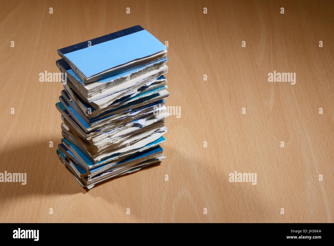 Barclays Bank check book stub Foto Stock