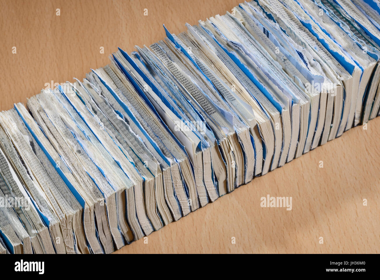 Barclays Bank check book stub Foto Stock