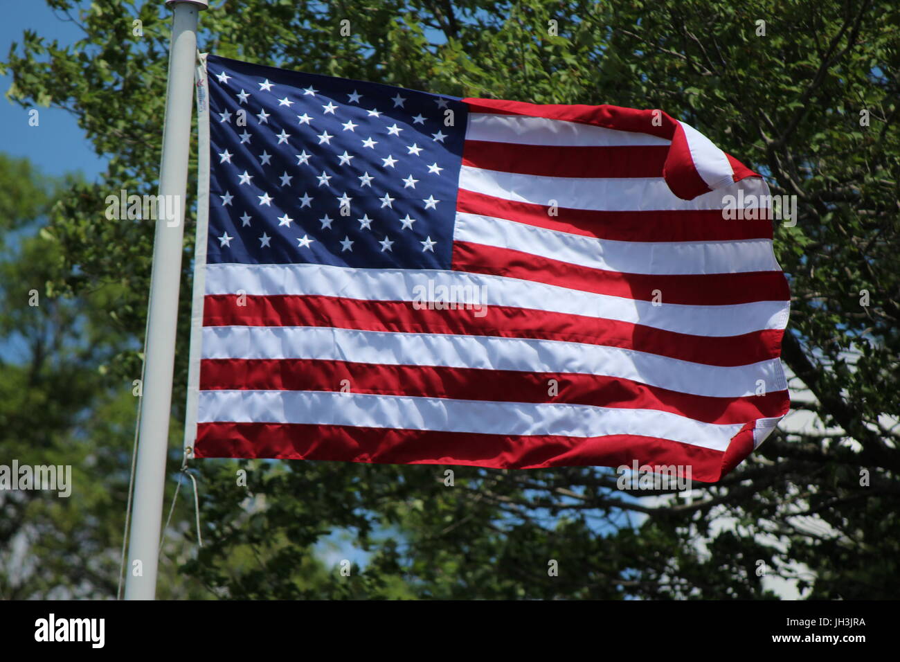 Bandiera americana - Stati Uniti d'America Foto Stock