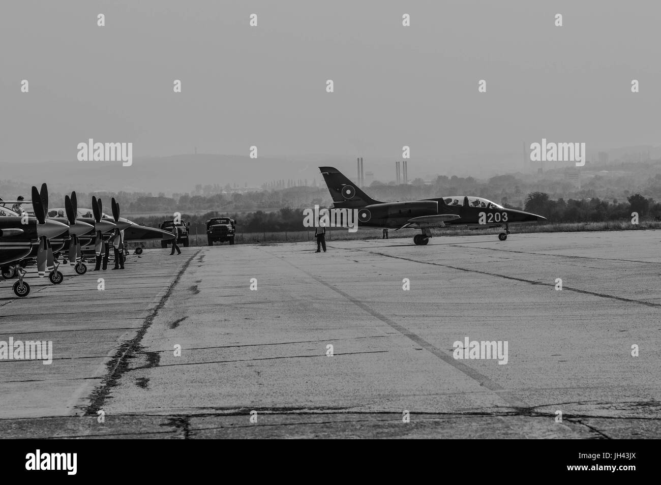 aereo di aria Foto Stock