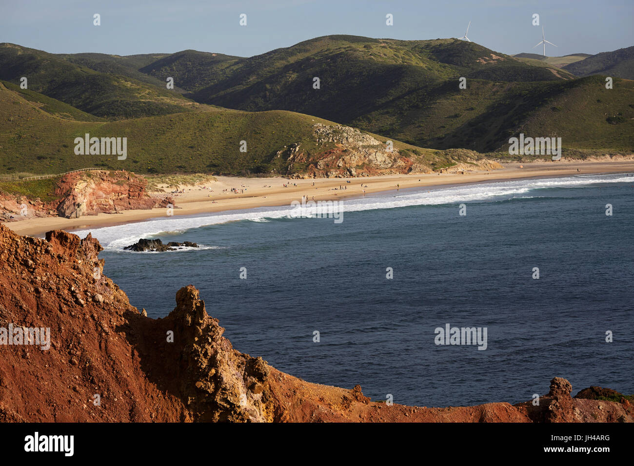 Praia do Amado beach, Algarve, Portogallo. Foto Stock