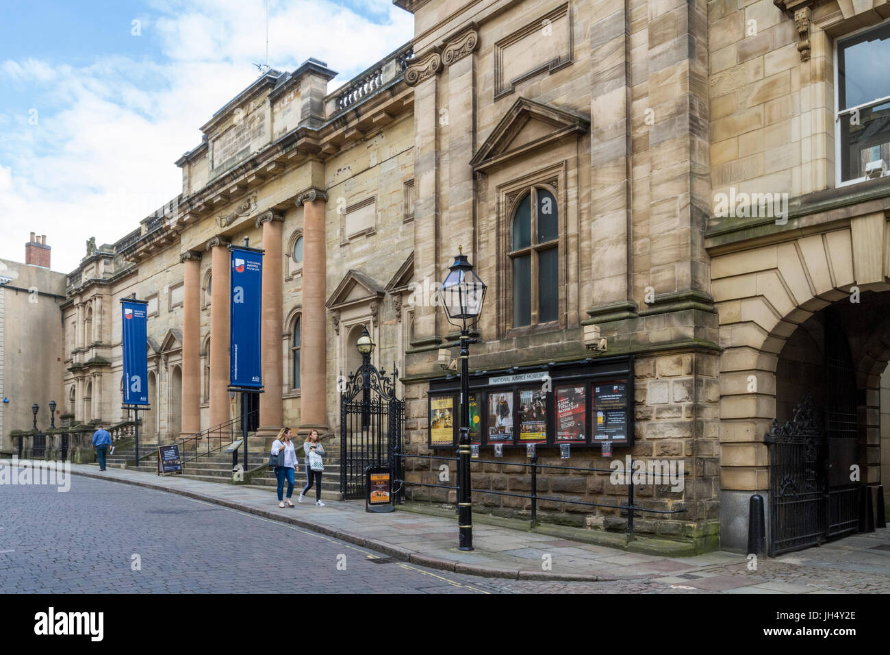 Giustizia Nazionale Museo precedentemente noto come le gallerie di giustizia, Lace Market, Nottingham, Inghilterra, Regno Unito Foto Stock