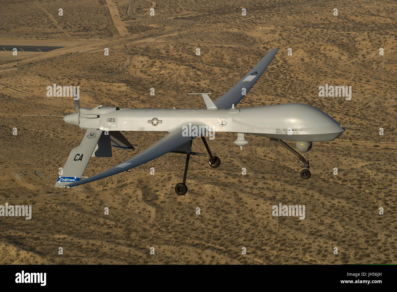 Militari USA fuchi e veicoli aerei senza equipaggio - UAV's Foto Stock