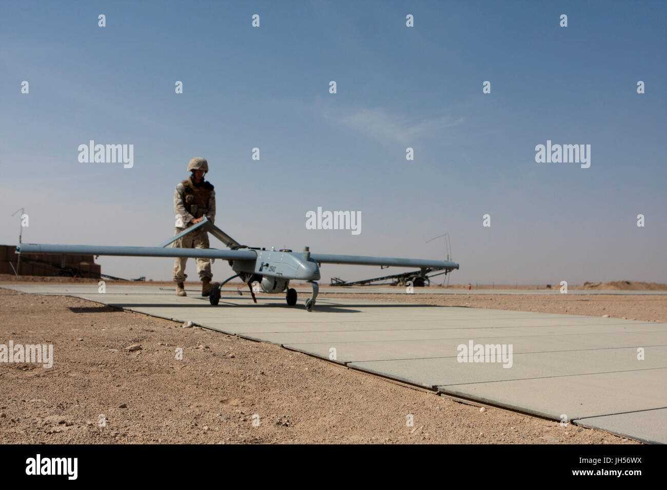 Militari USA fuchi e veicoli aerei senza equipaggio - UAV's Foto Stock