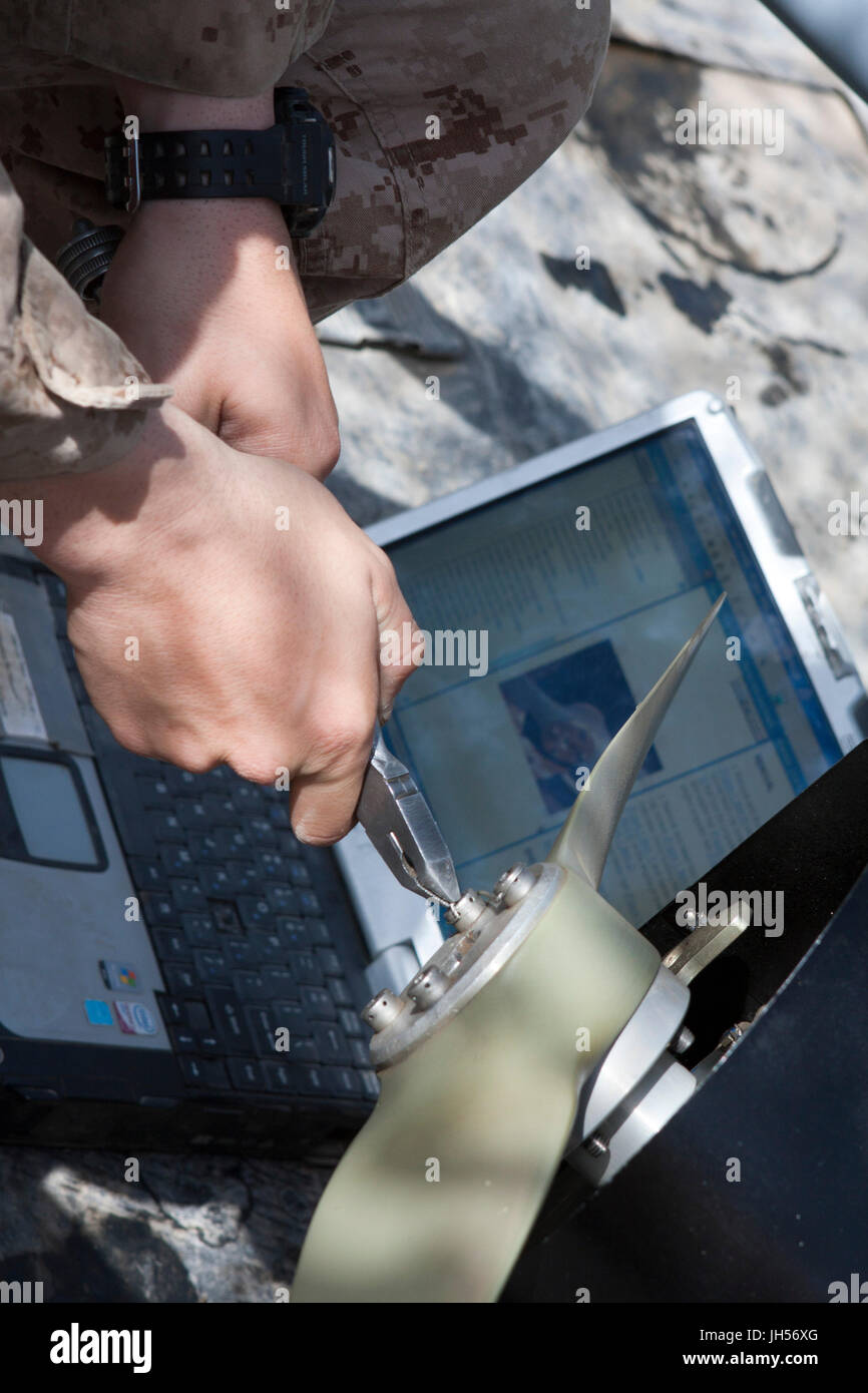 Militari USA fuchi e veicoli aerei senza equipaggio - UAV's Foto Stock