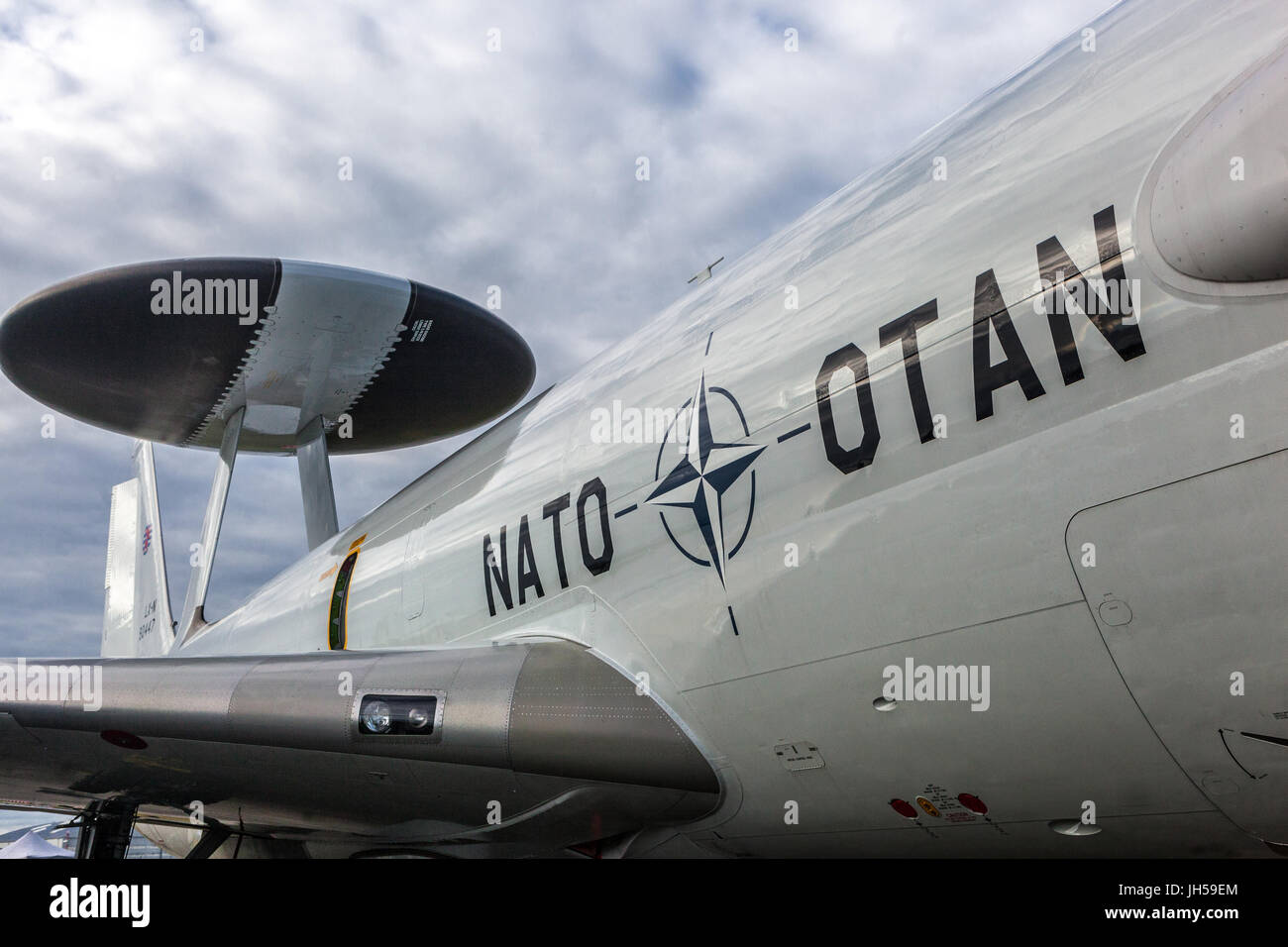 Air Force Boeing E 3A Sentry AWACS della NATO Otan Foto Stock
