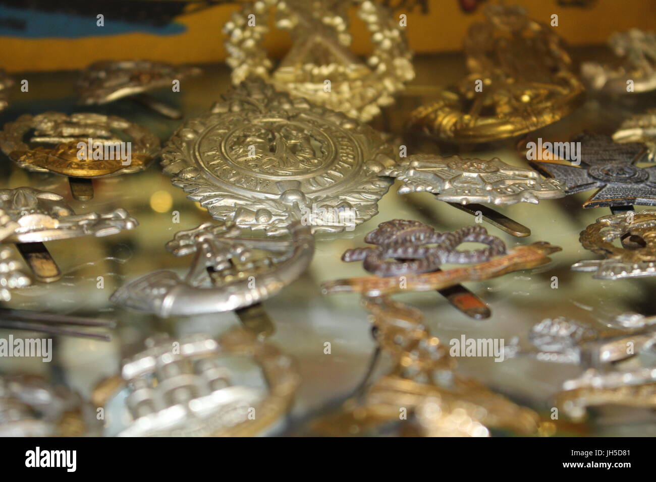 Collezione di medaglie, collezione di badge, antiquariato, oggetti di antiquariato e da collezione, paraphernalia militare Foto Stock