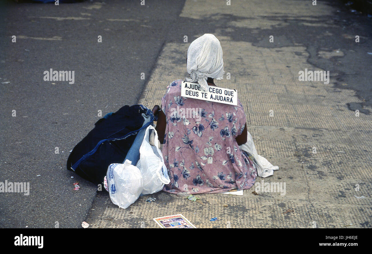 Mendigo, São Paulo, Brasile Foto Stock