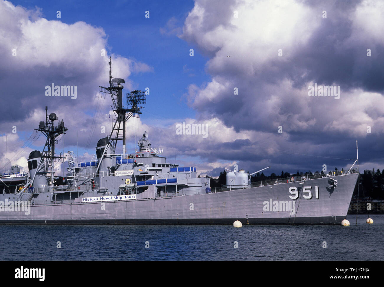 USS Turner gioia, Bremerton Boardwalk, Bremerton, Washington Foto Stock