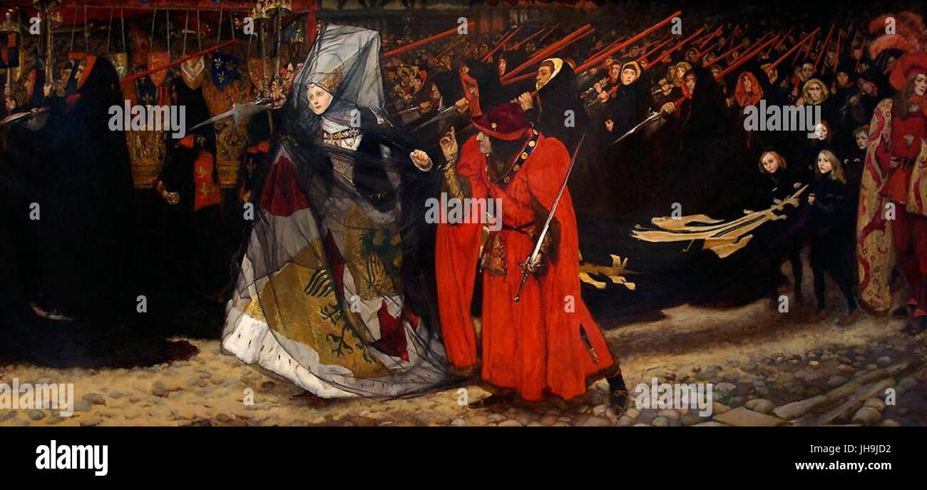 Edwin Austin Abbey richard duca di Gloucester e la signora Anne 1896 Foto Stock