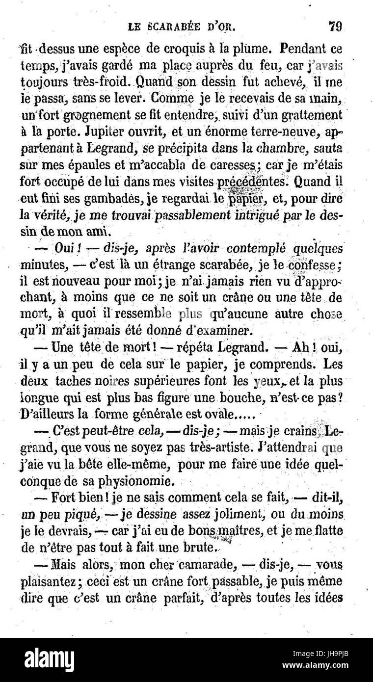 Histoires extraordinaires, 108 Foto Stock