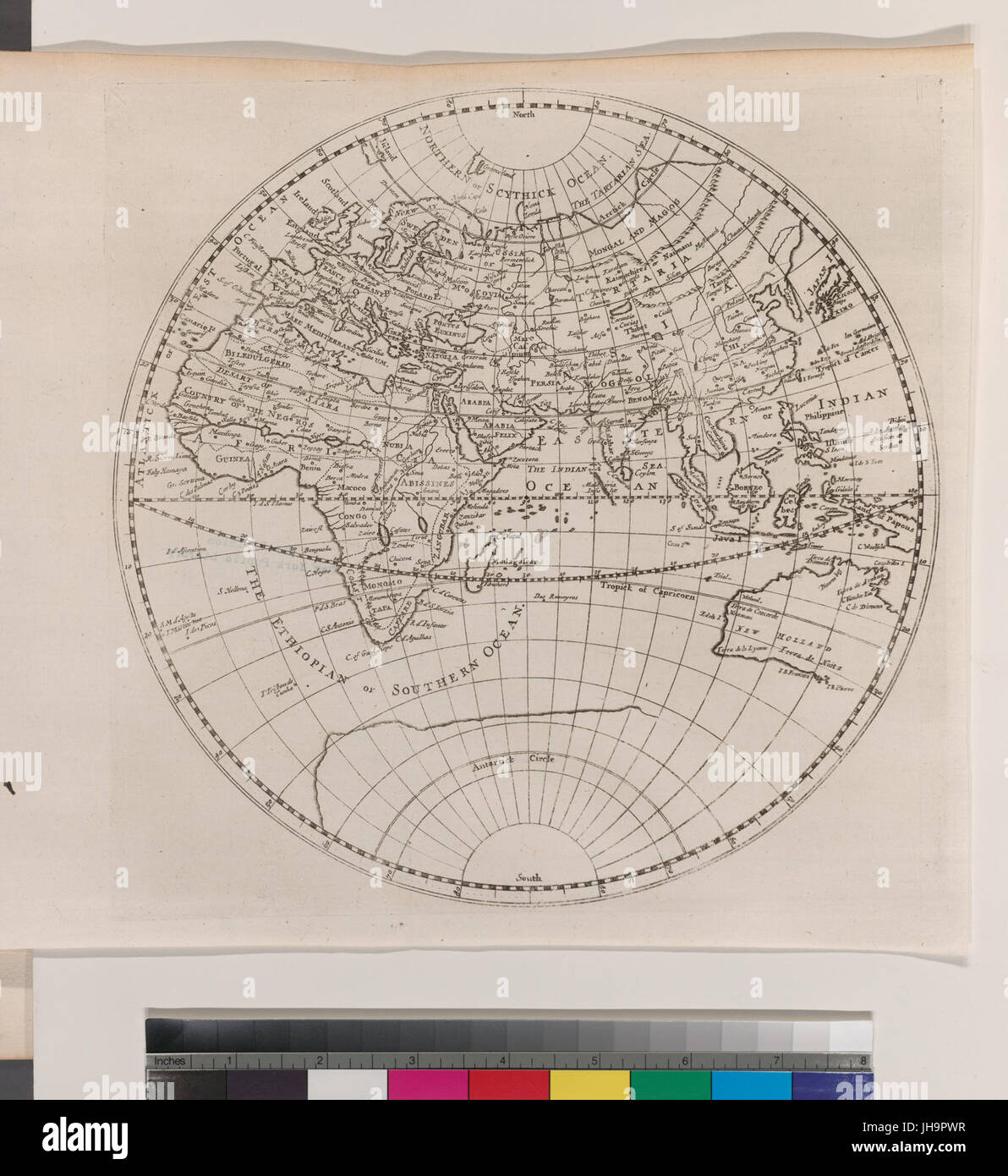 Africa, Europa e Asia (NYPL b14428893-1503412) Foto Stock