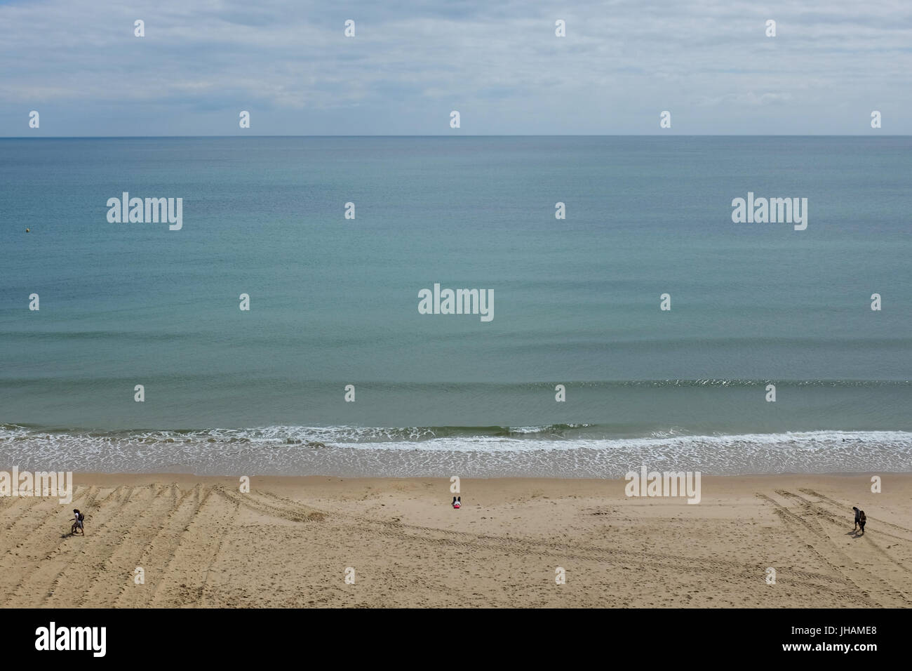 Bournemouth Beach in Inghilterra. Foto Stock