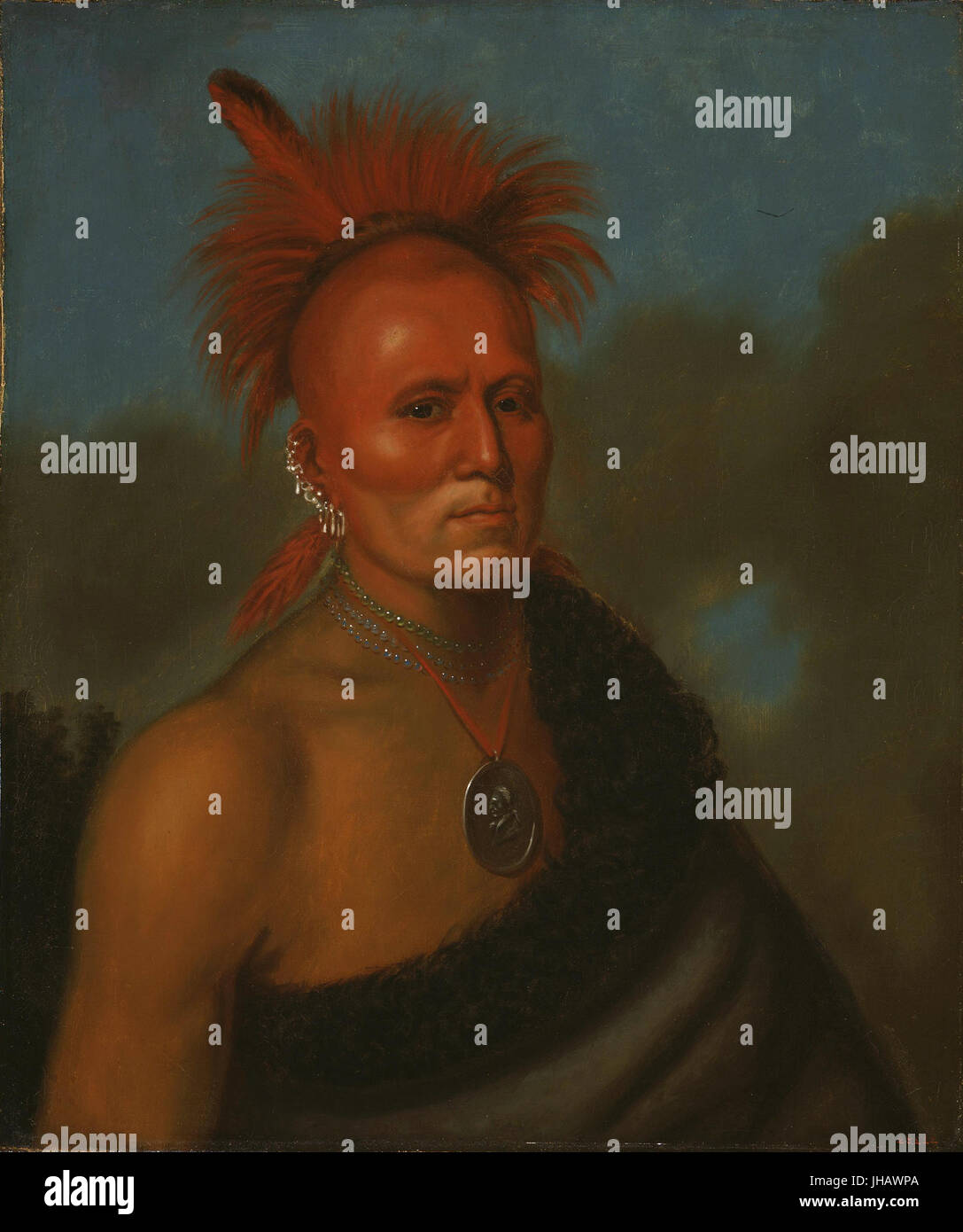 Henry Inman - Ritratto di shar-I-Tar-Ish Foto Stock