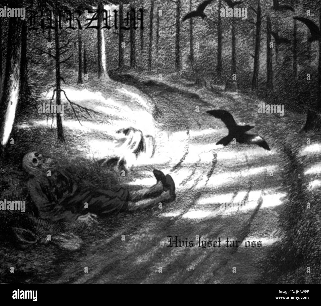 Hvis lyset tar oss Foto Stock