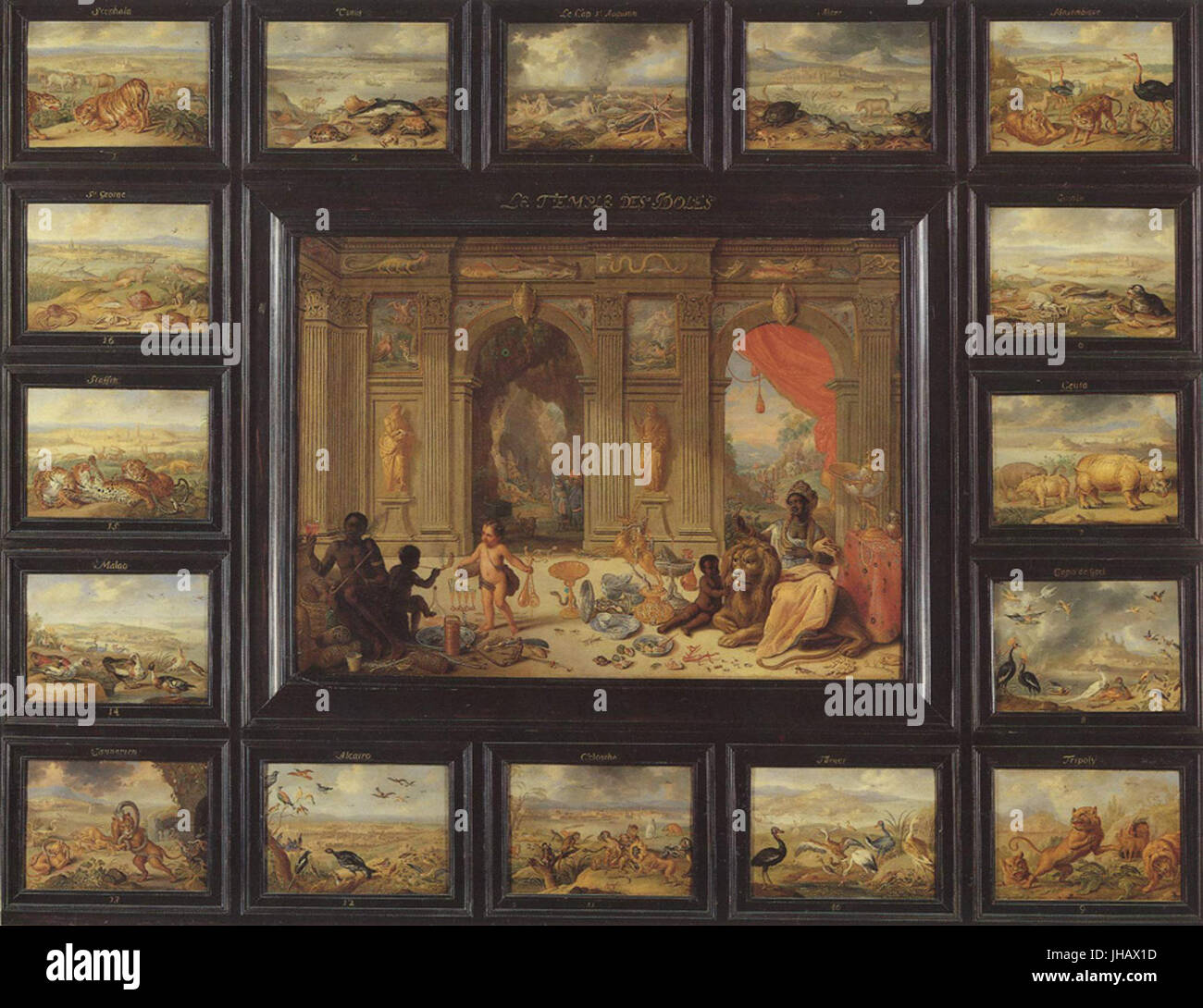 Kessel, Jan van the Elder - Africa completo - hi res Foto Stock