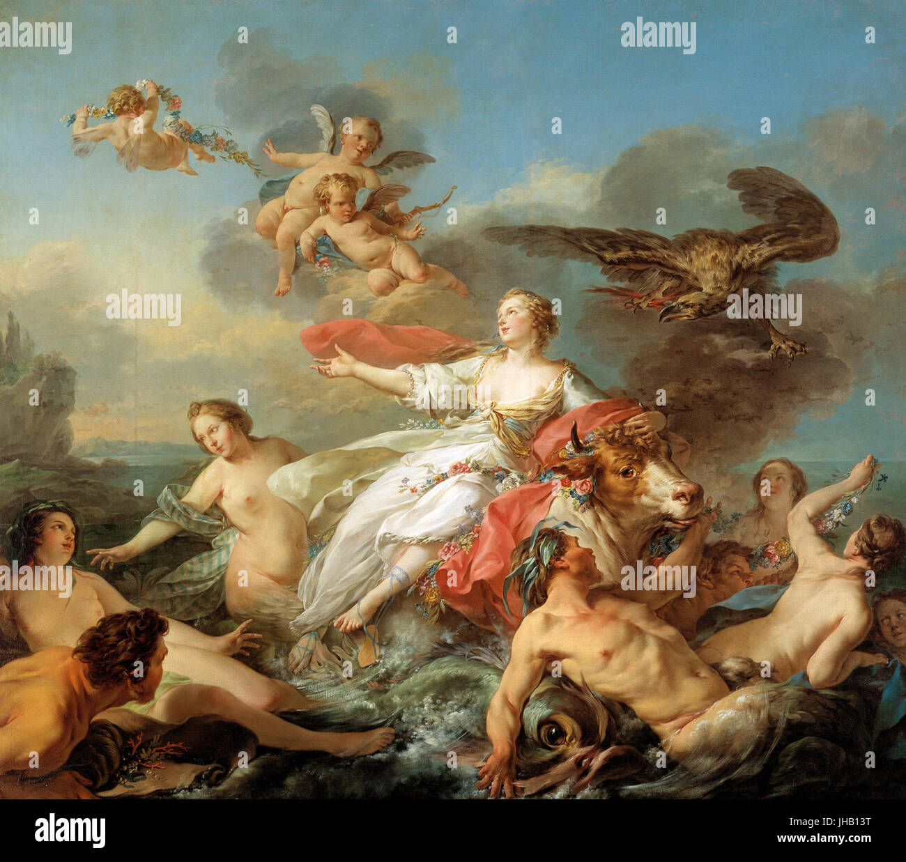 Marie Pierre il rapimento di Europa Foto Stock